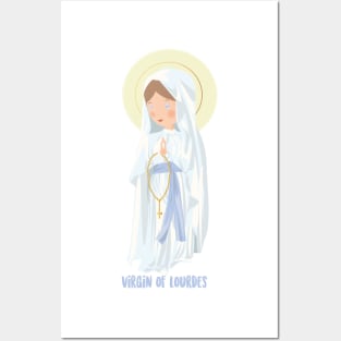 Virgin of Lourdes Posters and Art